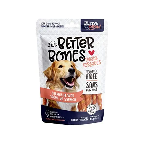 Zeus Better Bones Chicken-Wrapped Twists Salmon Flavour
