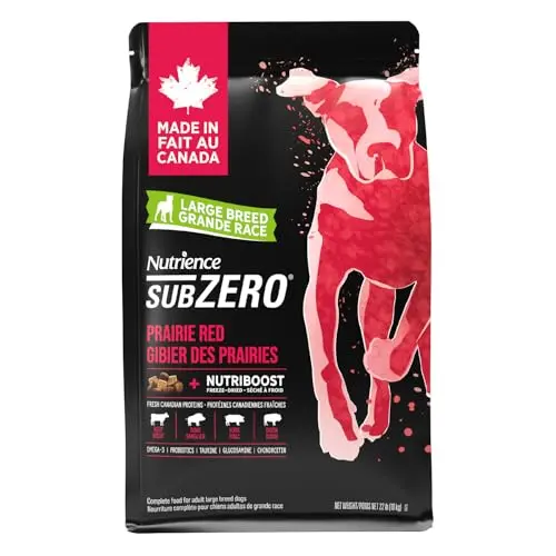 Nutrience Grain Free Subzero Large Breed Prairie Red dry dog food bag
