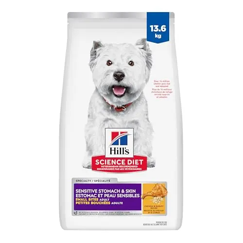 Hill's Science Diet Adult Sensitive Stomach & Skin Small Bites Dry Dog Food bag