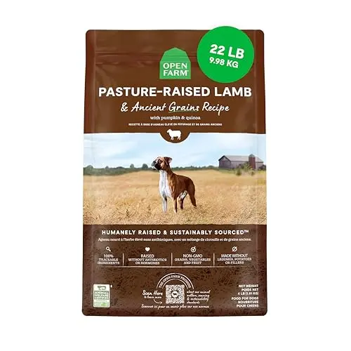 Open Farm Ancient Grains Lamb dog food bag