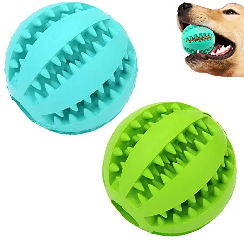 Sunglow silicone dog chew ball