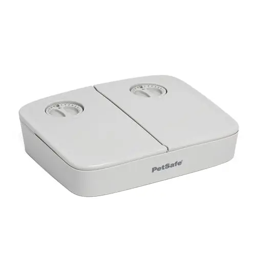 PetSafe 2-meal automatic pet feeder gray