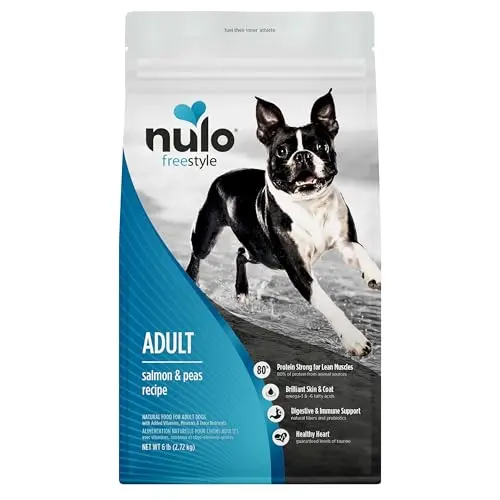 Nulo Freestyle salmon and peas grain-free dog food bag