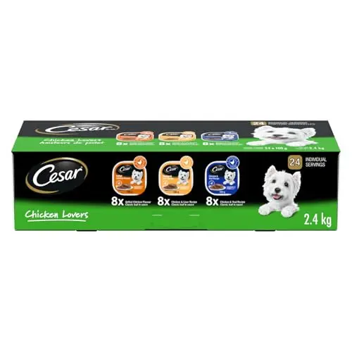 Cesar Classic Loaf wet dog food trays