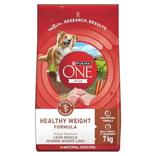 Purina ONE +Plus Healthy Weight with Turkey dry dog food bag