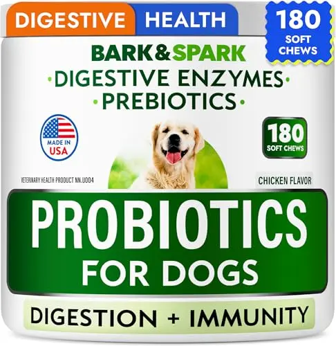 Bark&Spark Probiotics for Dogs chewable supplement