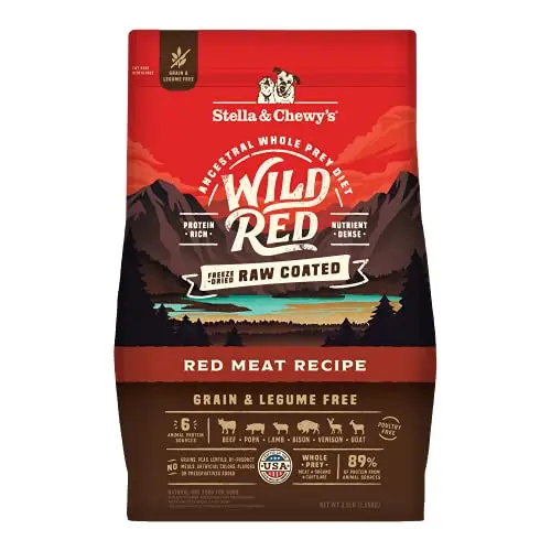 Stella & Chewy's Wild Red Raw Coated Grain Free Red Meat Dry Dog Food