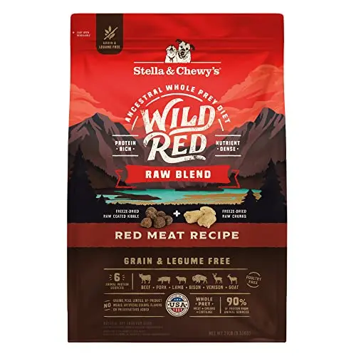 Stella & Chewy's Wild Red Raw Blend Grain Free Dry Dog Food Large Bag