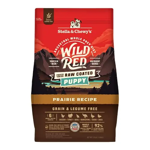 Stella & Chewy's Wild Red puppy prairie recipe bag