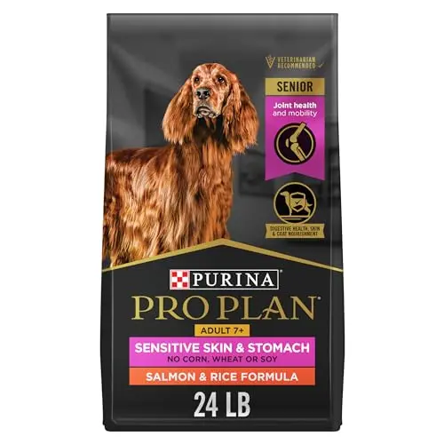 Purina Pro Plan Sensitive Skin & Stomach Senior kibble bag