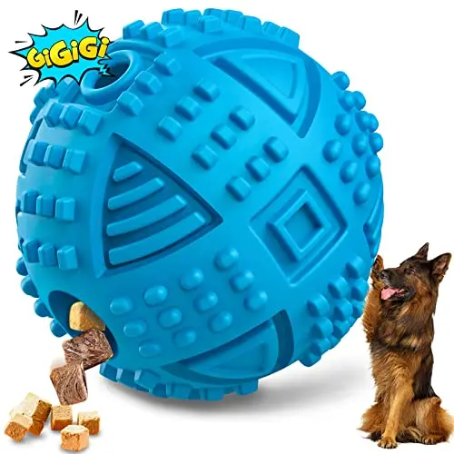 LEGEND SANDY dog balls treat dispensing dog toys squeaky nearly indestructible