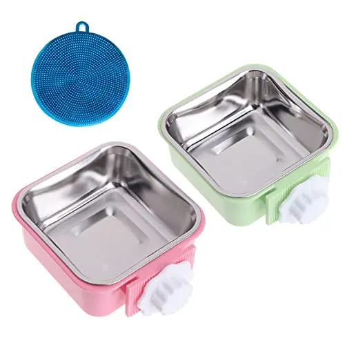 Love Dream square crate bowls with silicone brush
