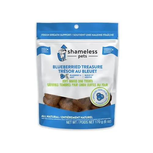 Shameless Pets Blueberried Treasure Soft-Baked Dog Treats