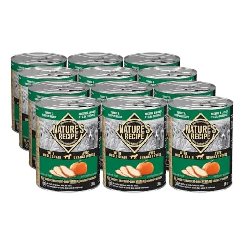 Nature's Recipe Turkey & Pumpkin wet dog food cans