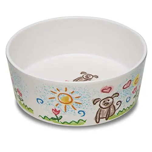 Loving Pets Dolce Moderno Puppy Forever Dog Bowl, Large