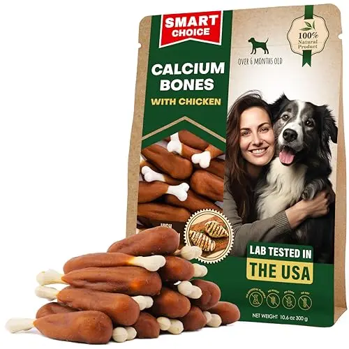 Beloved Pets calcium bones wrapped with chicken dog treats
