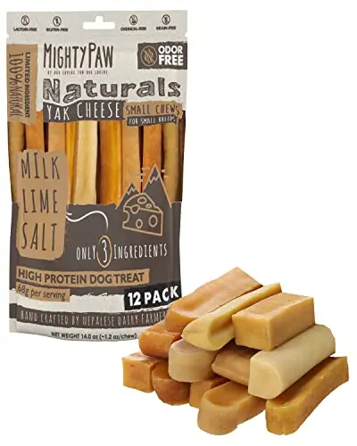 Mighty Paw yak cheese chews for dogs