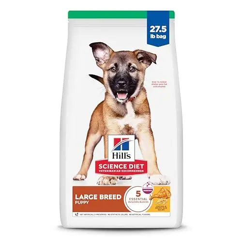 Hill's Science Diet Puppy Large Breed Chicken & Brown Rice dry food bag