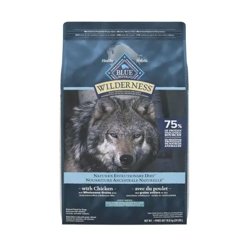 Blue Buffalo Wilderness Large Breed Chicken dry dog food bag