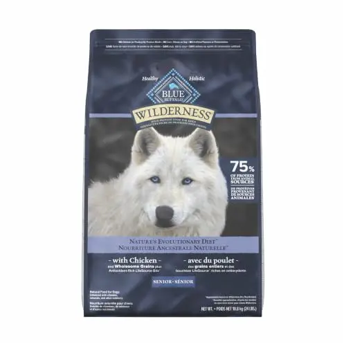 Blue Buffalo Wilderness Senior kibble bag