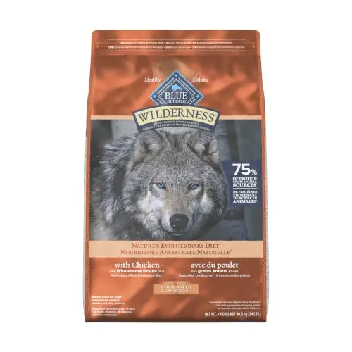 Blue Buffalo Wilderness high-protein chicken large breed dry dog food