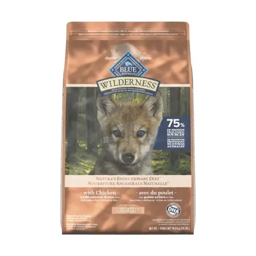 Blue Buffalo Wilderness Large Breed Puppy Chicken dry dog food bag