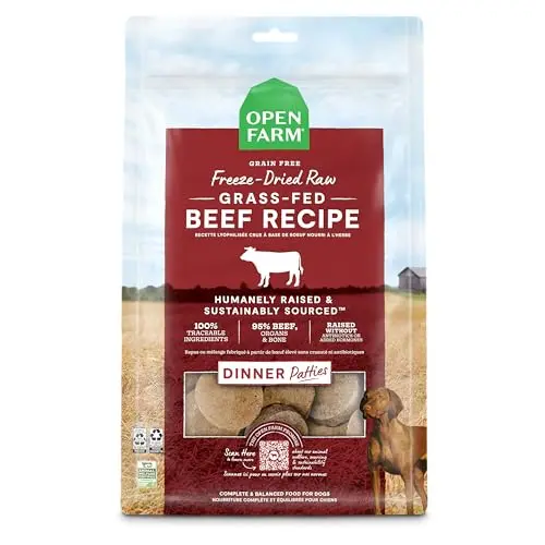 Open Farm Freeze Dried Raw Dog Food bag