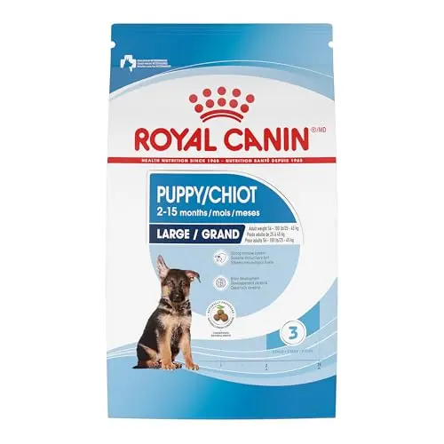 Bag of Royal Canin Size Health Nutrition Large Breed Puppy dry dog food