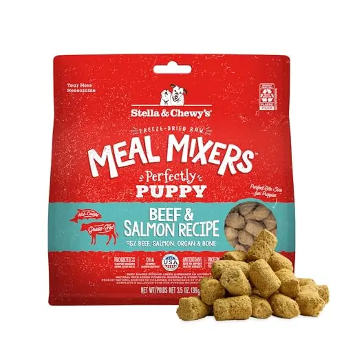 Stella & Chewy's Freeze-Dried Raw Meal Mixers Puppy Beef & Salmon bag