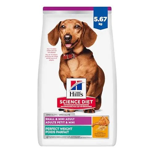 Hill's Science Diet Perfect Weight Small & Mini Chicken Recipe Dry Dog Food bag