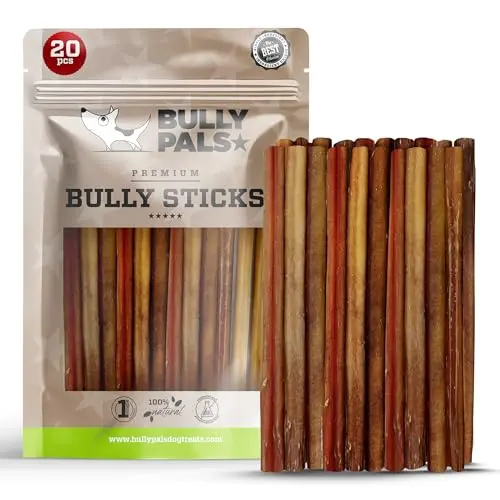 BULLY PALS Thin 6-Inch Bully Sticks for small dogs and puppies