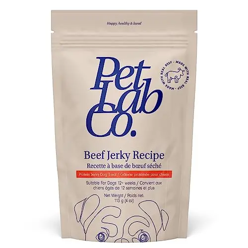 PetLab Co. Beef Jerky Recipe dog treats pouch