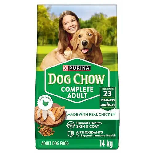 Dog Chow Complete Chicken dry dog food bag
