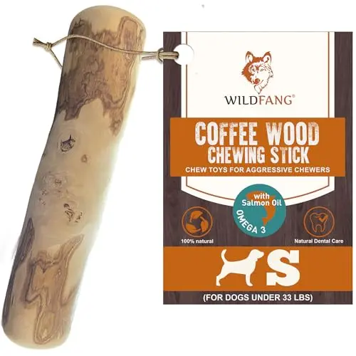 Wildfang coffee wood small chew with salmon oil
