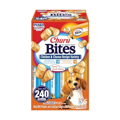 INABA Churu Bites Chicken & Cheese Dog Treats
