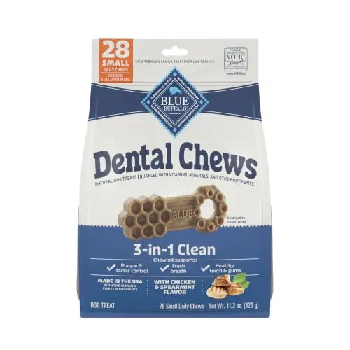 Blue Buffalo small breed dental chews for dogs