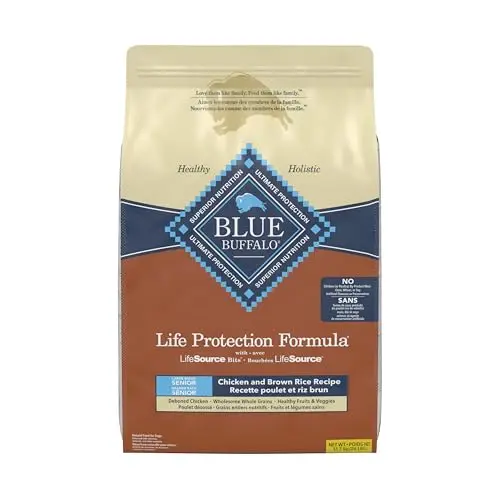 Blue Buffalo Life Protection Large Breed Senior dog food bag