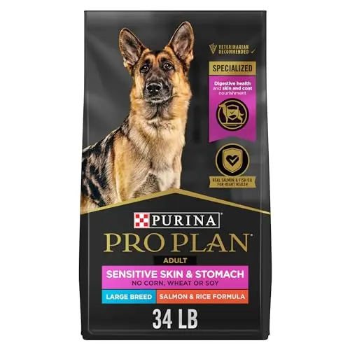Pro Plan Large Breed Sensitive Skin & Stomach Salmon & Rice dry dog food bag