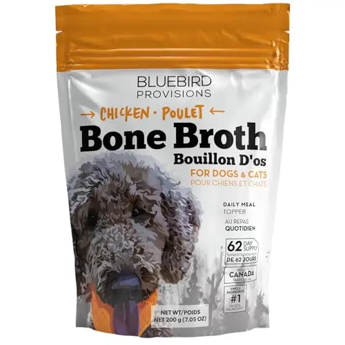 Bluebird Provisions chicken bone broth powder pouch for dogs