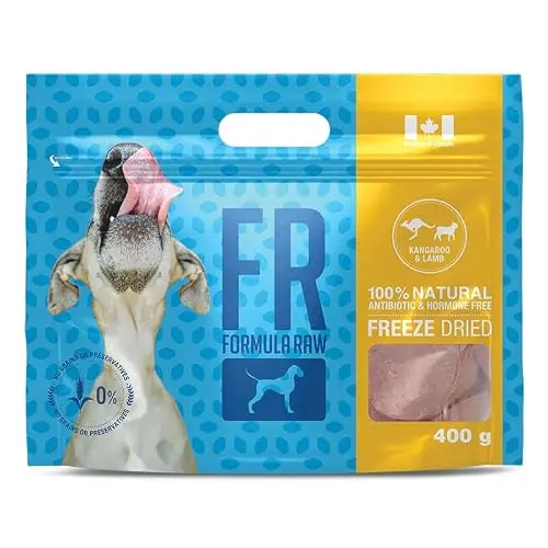 Formula Raw's Premium Freeze-Dried Dog Food Kangaroo & Lamb bag