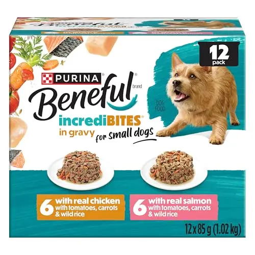 Box of Beneful Incredibites Wet Dog Food for Small Dogs variety pack