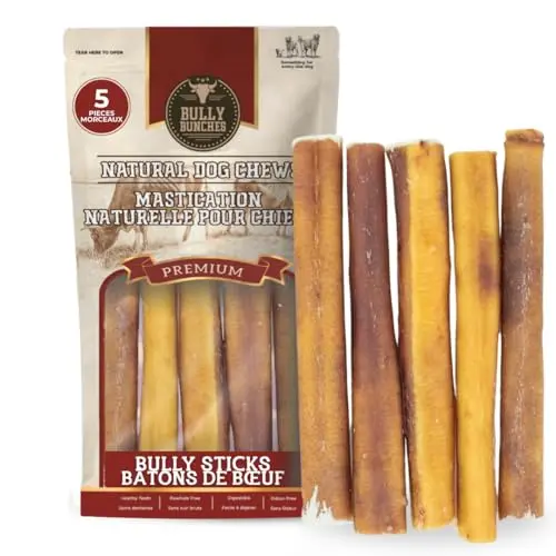 Bully Bunches 6-Inch Thick Bully Sticks bag