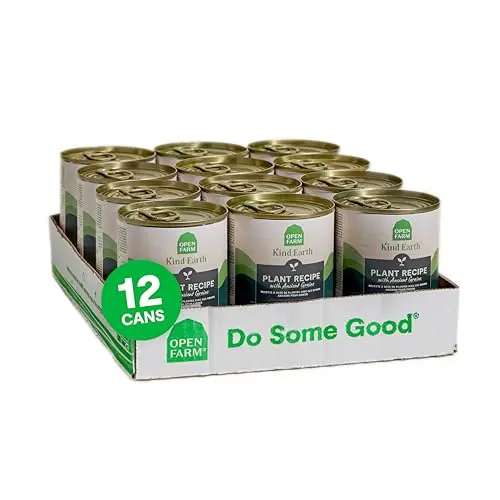 Open Farm Kind Earth plant-based canned dog food pâté