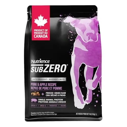Nutrience Grain Free Subzero Pork & Apple dog food bag