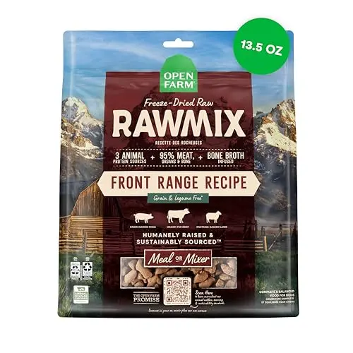 Open Farm RawMix Freeze Dried Raw Morsels Front Range Recipe bag