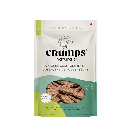 Crumps Naturals Chicken Collagen Jerky bag