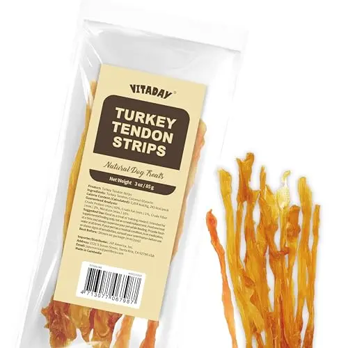 VITADAY Turkey Tendons for Dogs