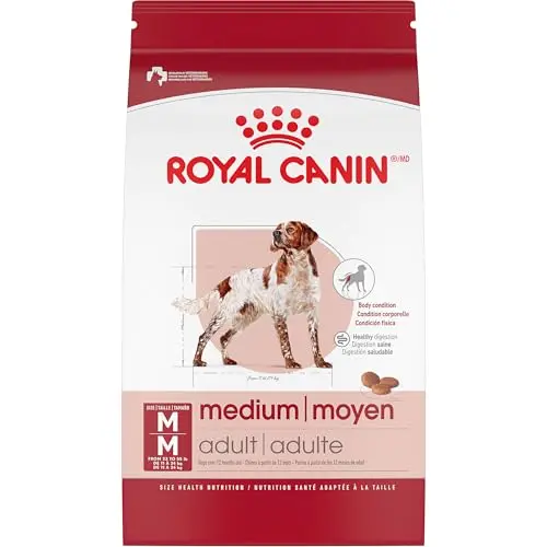 Royal Canin Size Health Nutrition Medium Adult Dry Dog Food bag