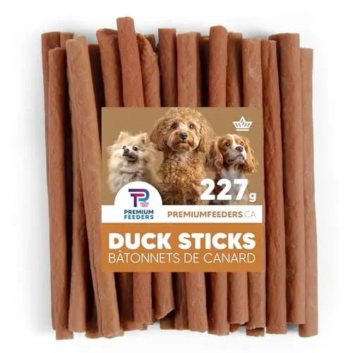 Premium Feeders Duck Sticks soft chewy dog treats