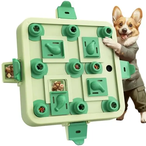 KADTC dog chess puzzle toy, green, 3 levels